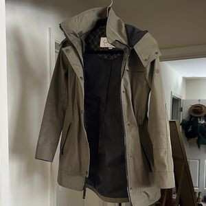 Jessica Simpson Olive Green Utility/Rain Jacket
